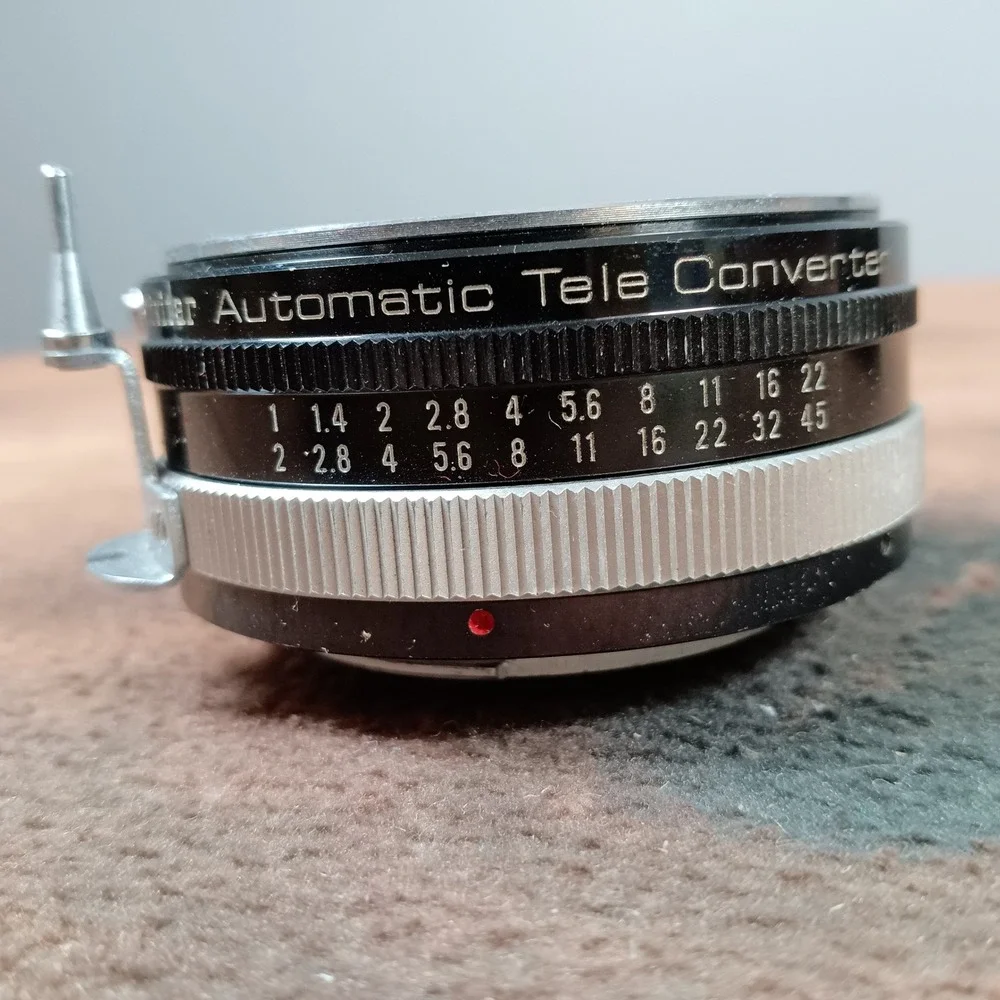 Vivitar Automatic Tele Converter 2X Lens Adapter for Camera Photography
